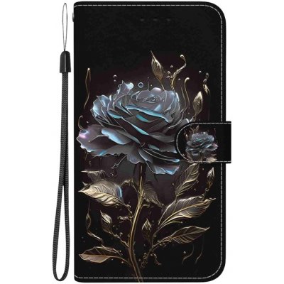 VSECHNONAMOBIL 87821 ART Peněženkový kryt pro Honor X6b BLACK ROSE – Zboží Živě
