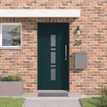 OMAXI Přední dveře Antracitová 88 x 200 cm PVC 787167 – Hledejceny.cz