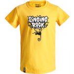 Singing rock MONKEYdětské tričko žlutá – Zboží Mobilmania