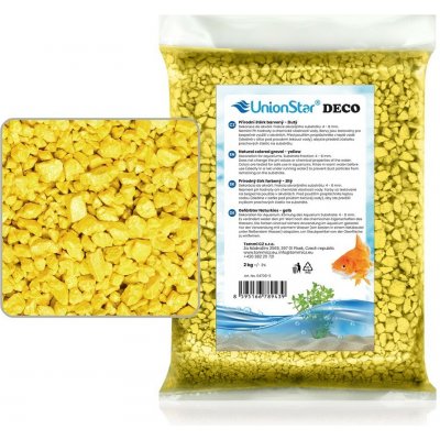 UnionStar štěrk Deco světle žlutý 2 kg – Hledejceny.cz