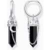 Náušnice Thomas Sabo náušnice Onyx and chain CR722-641-11