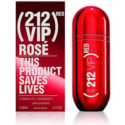 Carolina Herrera 212 VIP Rosé Red parfémovaná voda dámská 80 ml tester