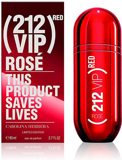 Carolina Herrera 212 VIP Rosé Red parfémovaná voda dámská 80 ml tester