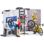 BWORLD Bruder 63120 Cykloservis a prodejna s figurkou – Sleviste.cz