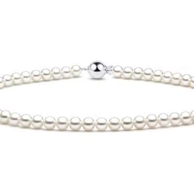 Gems Luxusní perlový náhrdelník, zapínání z bílého zlata 585-75-5-0051.1B00.0.43.743.38 – Hledejceny.cz