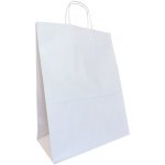 Papírová taška bílá s kroucenými uchy – Hledejceny.cz