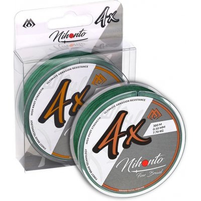 Mikado šňůra Nihonto Fine Braid Green 300m 0,35mm 33,4kg – Sleviste.cz