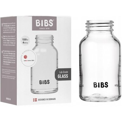 Bibs skleněná láhev antikoliková 120 ml – Zboží Dáma