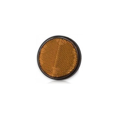 Oranžová odrazka Ø 60 mm, uchycení šroubem M6 x 12 mm, (1ks) – Hledejceny.cz