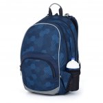 Topgal batoh s šestiúhelníky KIMI 23020 modrá – Zboží Mobilmania