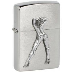 Zippo Gogo Girl Emblem leštěný