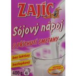 Zajíc Sójový nápoj Zajíc s příchutí smetany 400 g – Zbozi.Blesk.cz