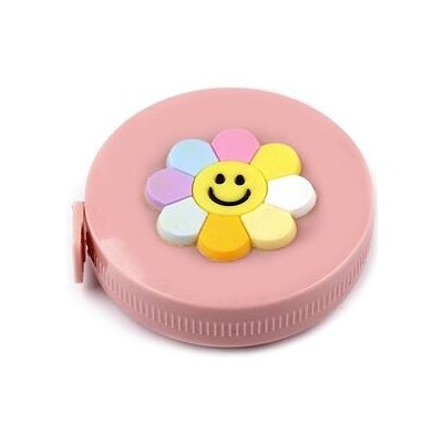 Svinovací metr s 3D obrázkem (150cm) varianta květina barva růžová – Hledejceny.cz