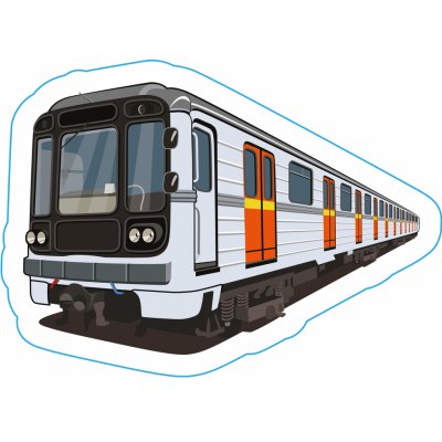 Dopravní svět Samolepka metro 81-71 klasik – Zboží Živě