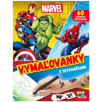 Jiri Models Omalovánky s tetováním Marvel 3860-1 – Zboží Dáma