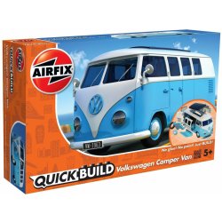Airfix Quick Bulid autobus J6024 Volkswagen Camper Van Modrý