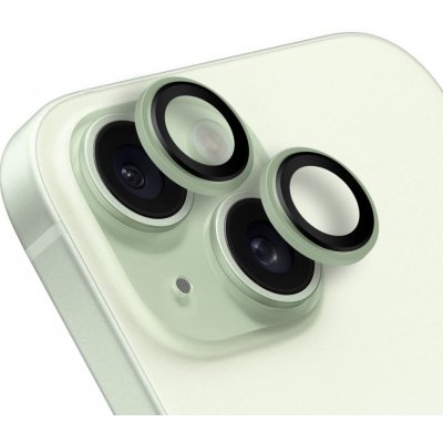 Obal:Me ochrana čoček pro Apple iPhone 15-15 Plus Green 139394 – Zboží Živě