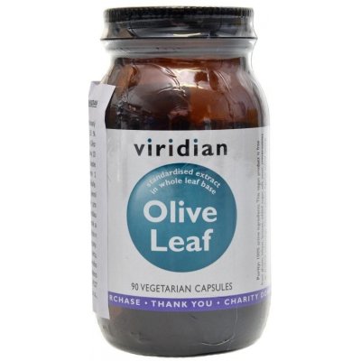 Viridian Nutrition Olive Leaf extrakt z listů 90 kapslí – Zbozi.Blesk.cz