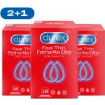 Durex Feel Thin Fetherlite elite Extra Lubricated 2+1 54ks – Zbozi.Blesk.cz