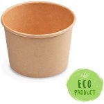 Wimex Papírová miska PAP PE kraft Ø115mm 500 ml – Zboží Dáma