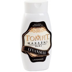 Tomfit přírodní masážní olej levandula 250 ml