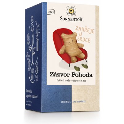 Sonnentor Zázvor Pohoda bio porc. dvoukomorový 32,4 g – Zbozi.Blesk.cz