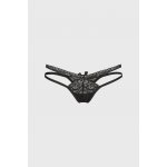 Passion Erotická tanga Rosca krajková černá – Zboží Mobilmania