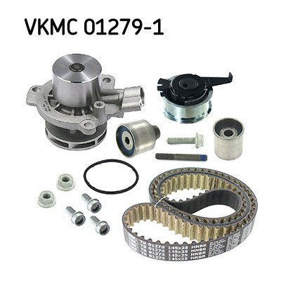 Sada rozvodů - řemen s kladkami a vodní pumpa SKF VKMC 01279-1 (VKMC012791)