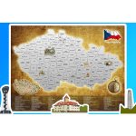 Stírací mapa Česká republika – Zboží Dáma