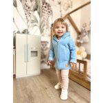 Bunny Kids mikino-kabátek Medvídek blue – Zboží Dáma