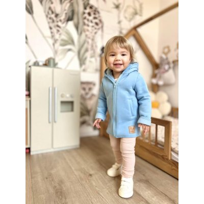 Bunny Kids mikino-kabátek Medvídek blue – Zboží Dáma