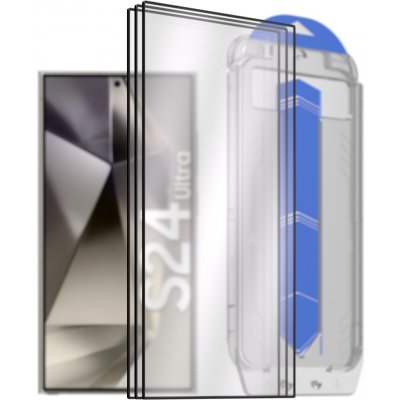 AlzaGuard 2.5D Glass EasyFit DustFree pro Samsung Galaxy S24 Ultra AGD-EFD18P3 – Zboží Živě