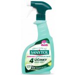 SANYTOL Dezinfekce univerzální čistič sprej 4 účinky 500 ml – Zboží Mobilmania