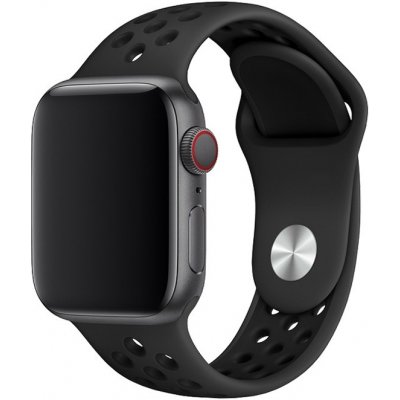 AW Sportovní řemínek na Apple Watch - Černý Šířka uchycení řemínku: 38/40/41mm, Délka řemínku: Dámský - S/M (12 - 18cm) Černý IR-AWSPRT31 – Zboží Mobilmania