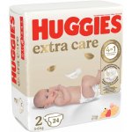 Huggies extra care 2 3-6 kg 24 ks – Sleviste.cz