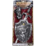 Wiky Zbraně stříbrné meč a štít set 50 cm – Hledejceny.cz