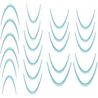 LONEL gradient vodolepky na smile linii modré – Hledejceny.cz