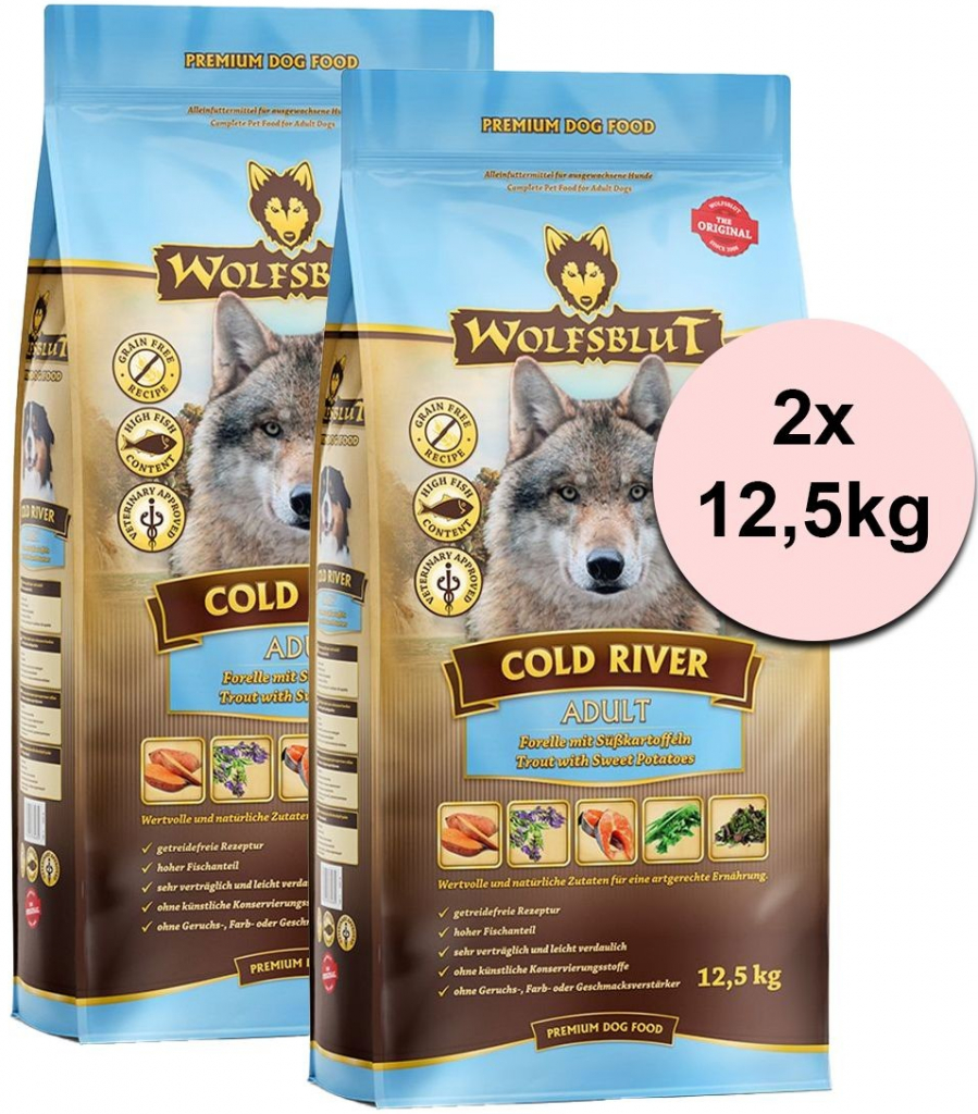 Wolfsblut Cold River Adult 2 x 12,5 kg