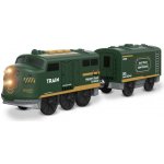 Babu vláčky Elektrický vláček zelený set 2 ks – Zboží Dáma