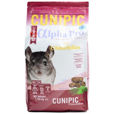 Cunipic Alpha Pro Chinchilla 1,75 kg – Zboží Mobilmania