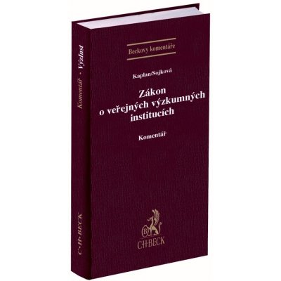 C. H. Beck Zákon o veřejných výzkumných institucích Komentář – Hledejceny.cz