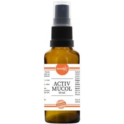 Activstar Mucol dýchací cesty, nosní mandle, vykašlávání 30 ml – Hledejceny.cz