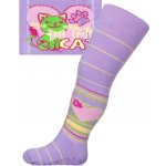 New Baby punčocháčky s ABS růžové flower princess – Zboží Dáma