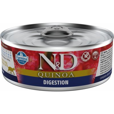 N&D GF CAT QUINOA Digestion Lamb & Fennel 80 g – Zboží Mobilmania