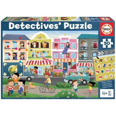 Educa město Detectives Busy Town hledej 30 předmětů 50 dílků – Zboží Mobilmania