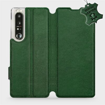 Pouzdro Mobiwear paradní Flip Sony Xperia 1 III - Zelené - L_GRS Green Leather – Zboží Mobilmania
