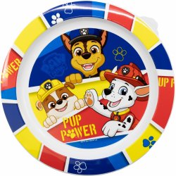 STOR Plastový talíř Paw Patrol 22 cm modrý