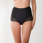 Zeštíhlující vysoké kalhotky s krajkou černá – Zbozi.Blesk.cz