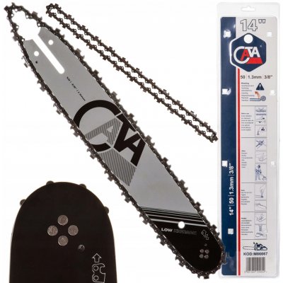 CATA Vodící lišta a 2 řetězy 35cm 14 – HobbyKompas.cz