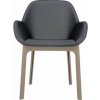 Jídelní židle Kartell Clap PVC béžová tmavě šedá